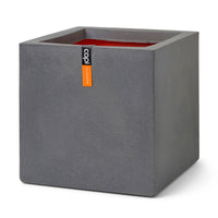 Capi Urban Smooth Flower pot square anthracite - Indoor and outdoor pot