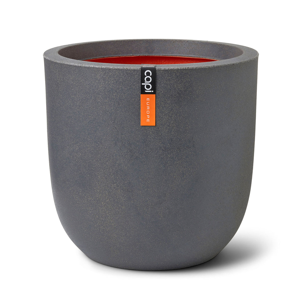 Capi Urban Smooth Flower pot round anthracite - Indoor and outdoor pot