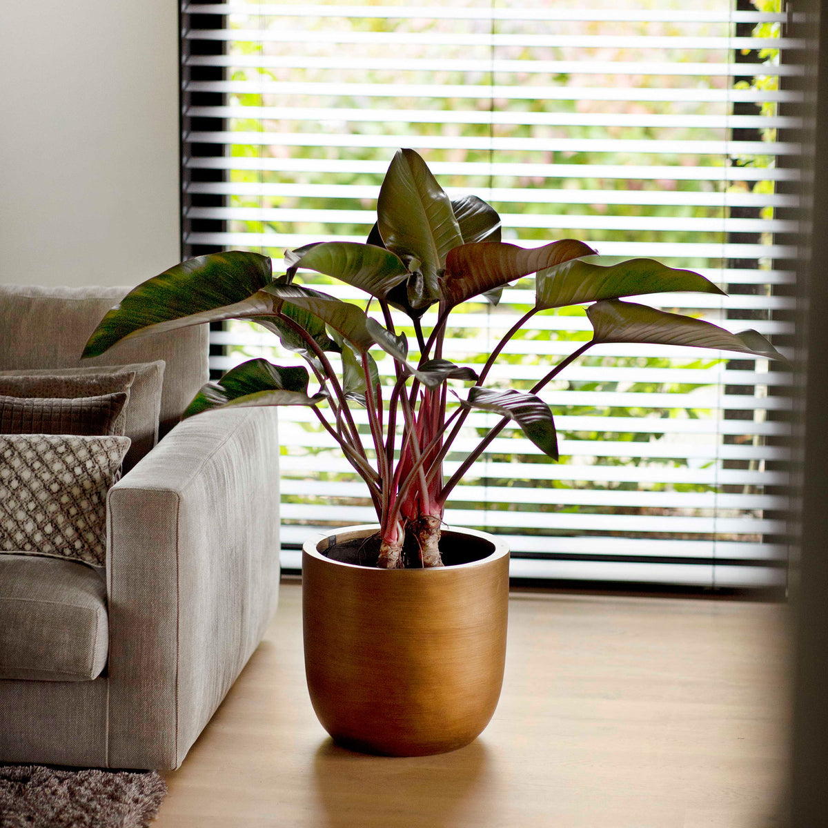 Capi Flower pot Lux Retro Bulb gold - Indoor pot