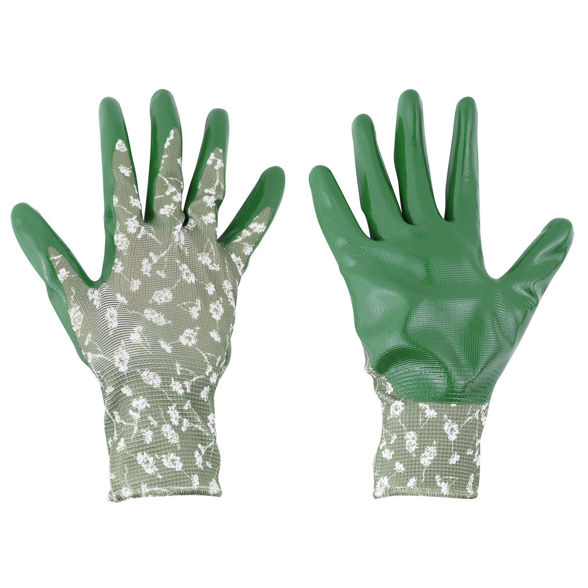 Polyester gardening gloves