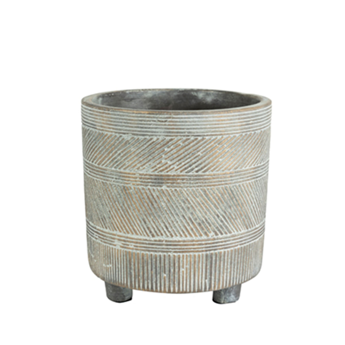 TS Flower pot Nola round grey - Indoor pot