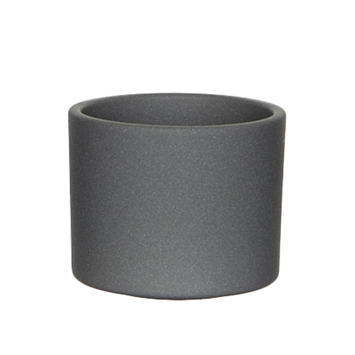 Mica Decorations flower pot Era round - Indoor pot grey including/incl. plants stand, black