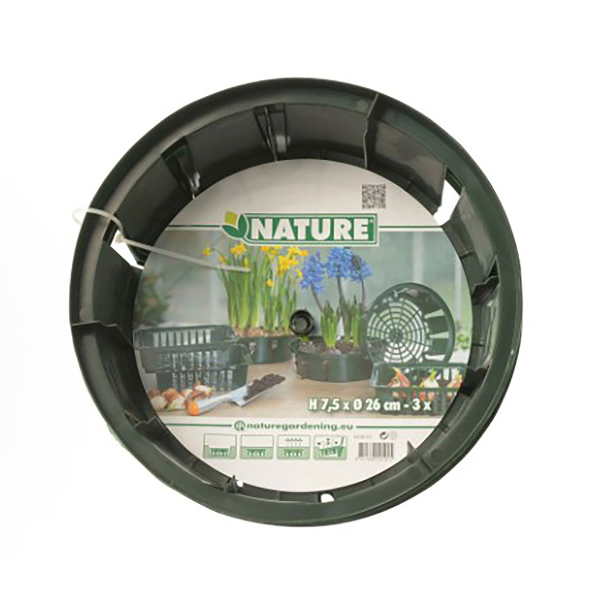 Nature Flower bulb plant basket round