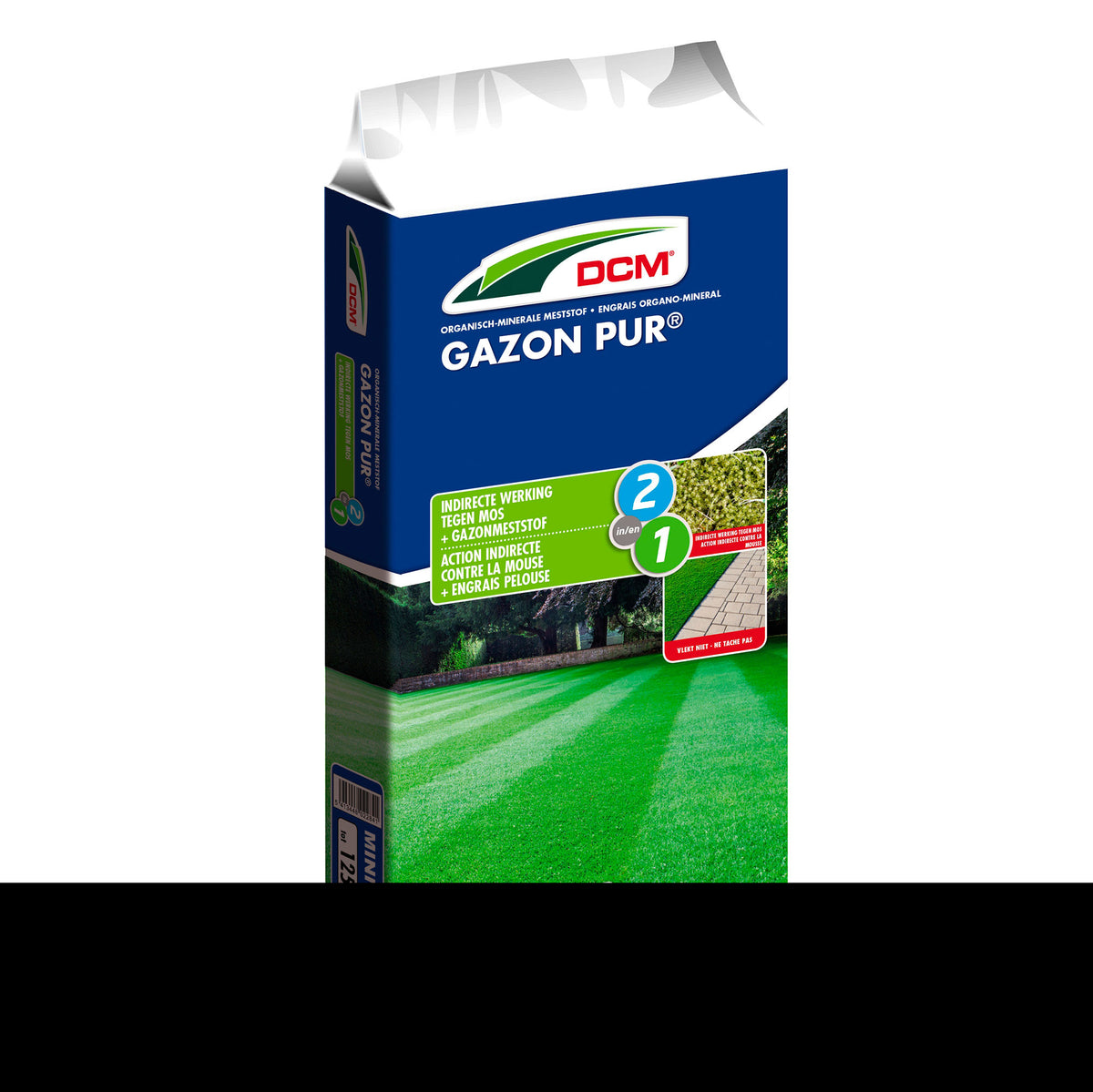 Lawn fertiliser for moss control - DCM
