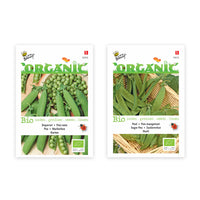 Mangetout and peas package 'Proper peas' - Organic 4 m² - Vegetable seeds