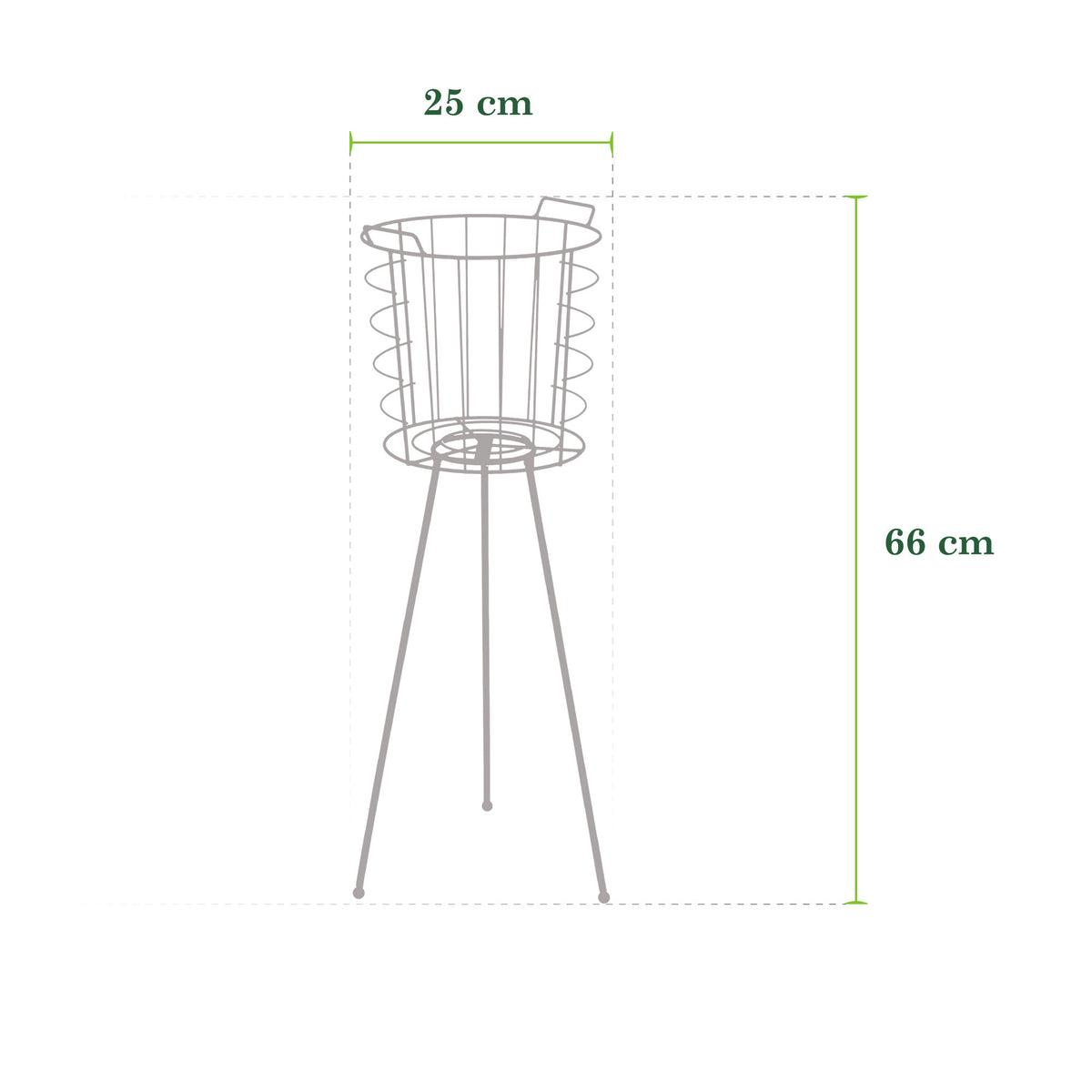 Elho flower pot Brussels round white with plant stand - Indoor pot