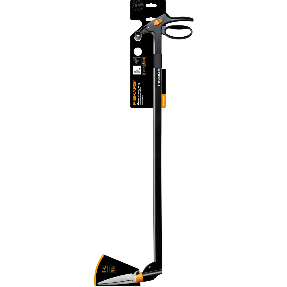 Fiskars Servo-System grass shear long