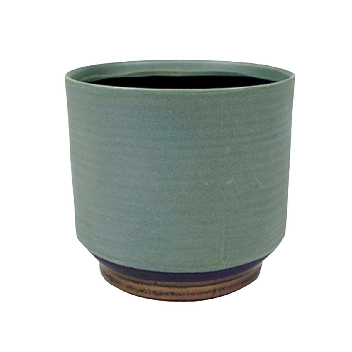 'Boston' artificial fern incl. decorative blue pot