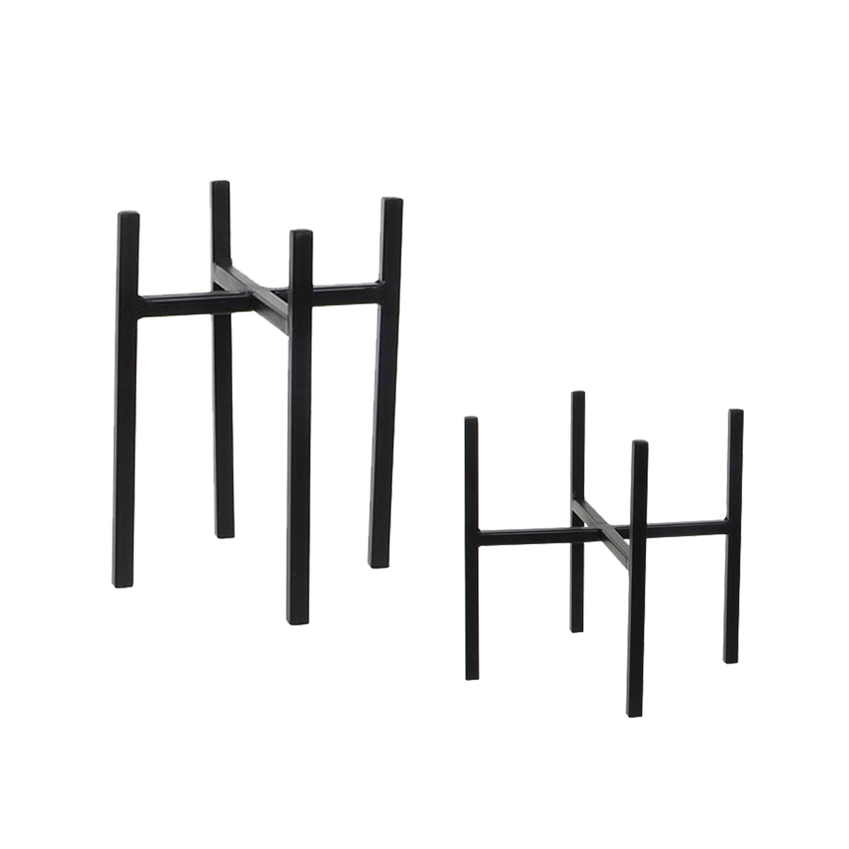 2x Plant stand Ascot black