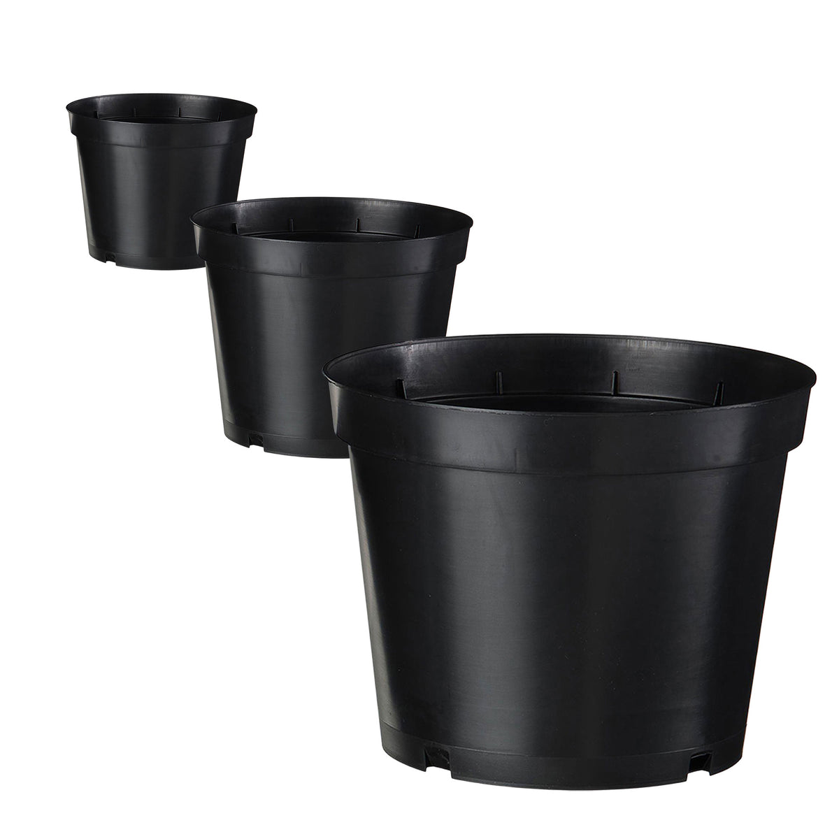 11x Nature Nursery Pot black