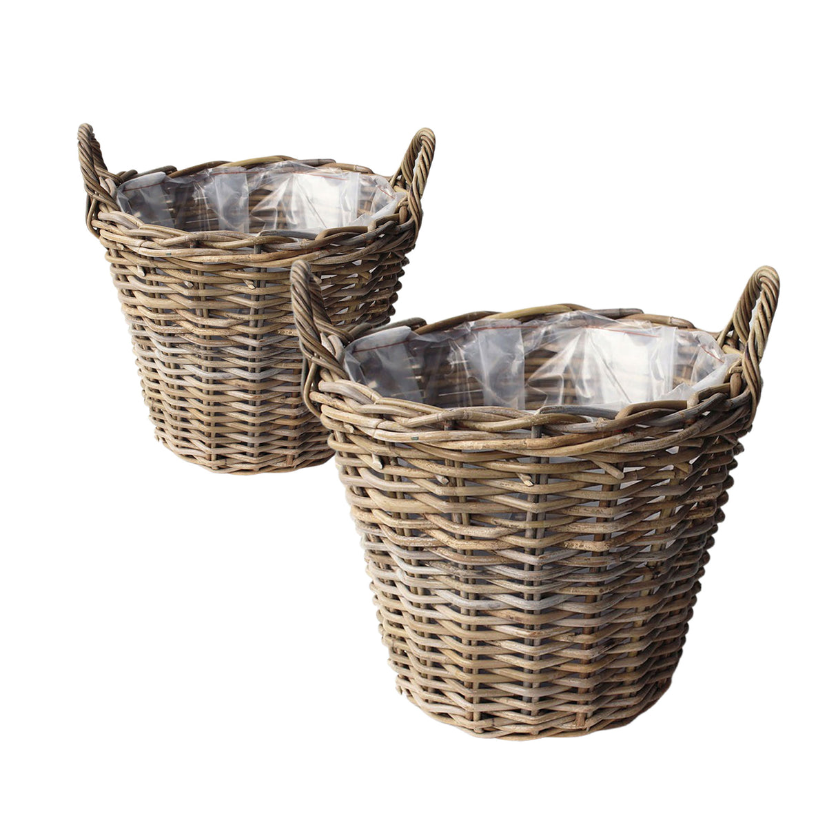 Wicker Aardappelmand grey - Indoor and outdoor pot