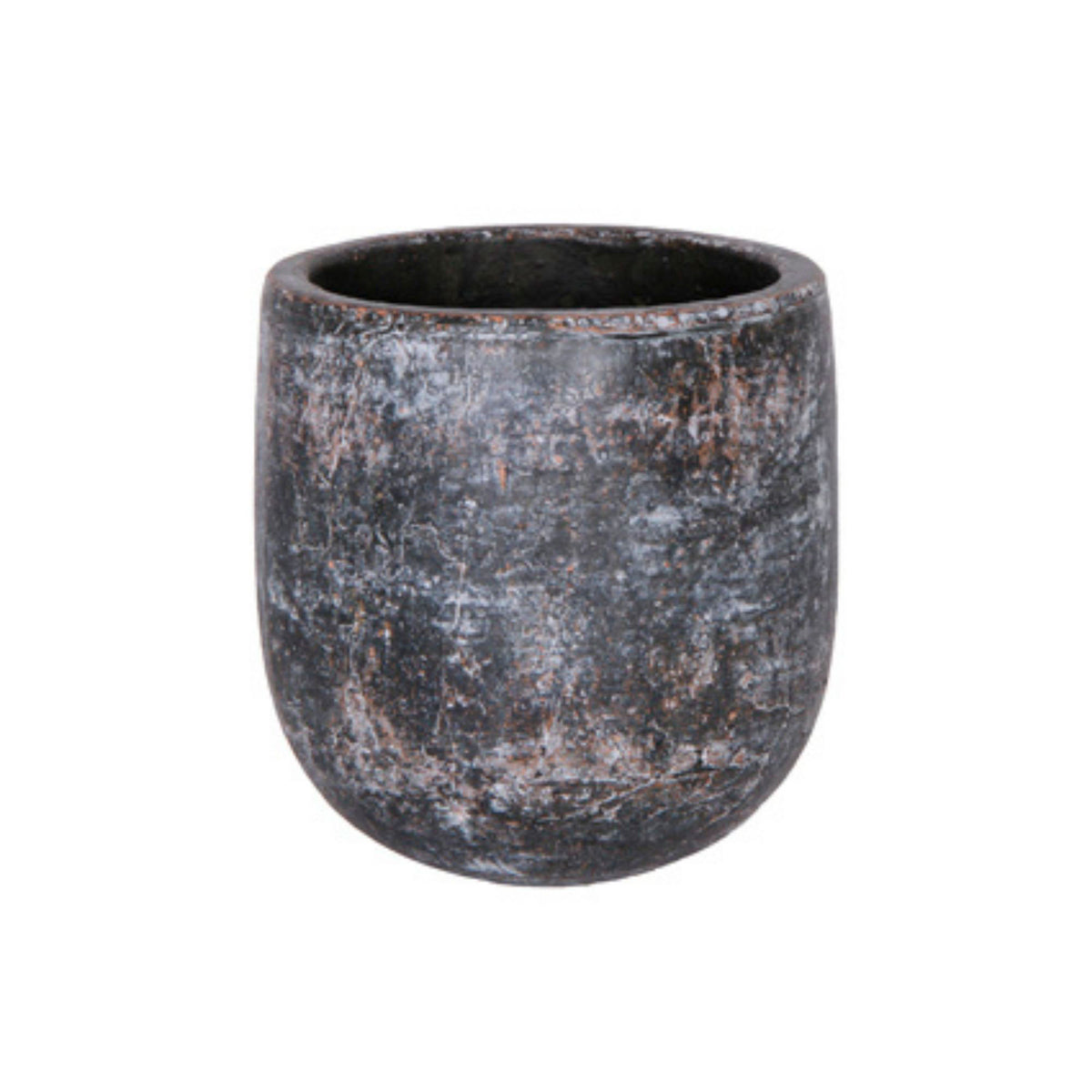 TS Decorative pot Amber brown