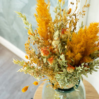 Dried flower bouquet - Mix yellow