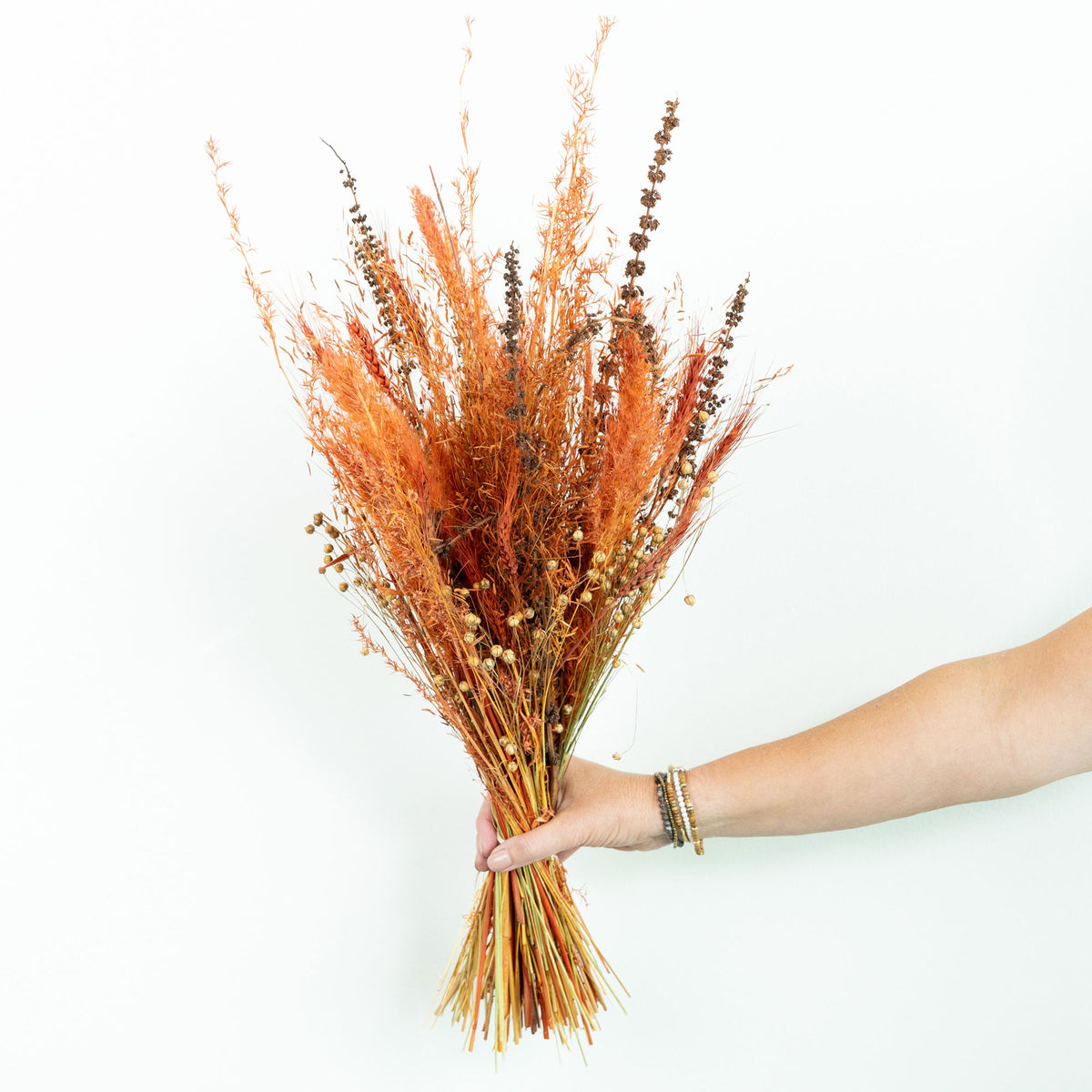 Dried flower bouquet Terracotta Brown