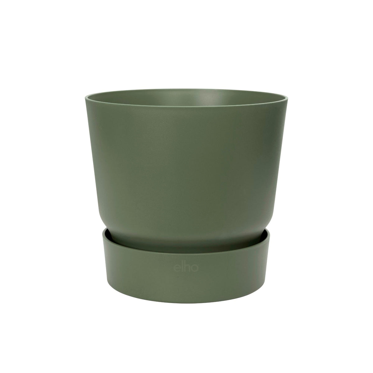 Elho greenville flower pot round green — outdoor pot