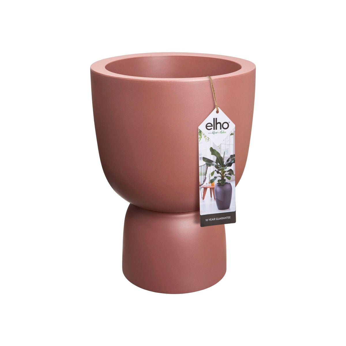 Elho pure coupe - Indoor and outdoor pot Pink-Brown