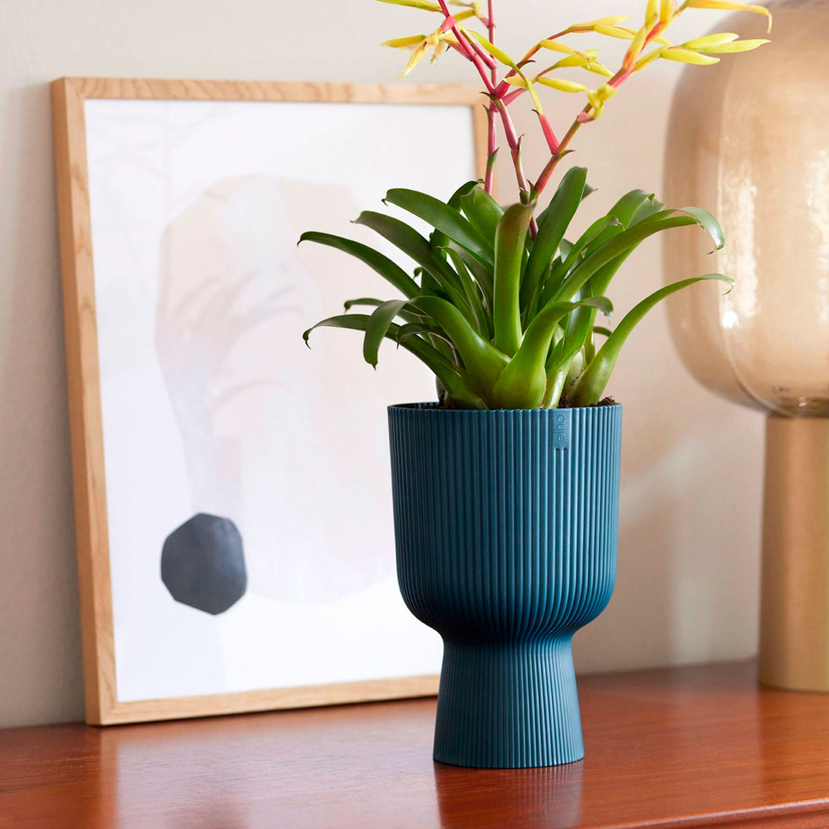 Elho vibes fold coupe - Indoor pot Blue