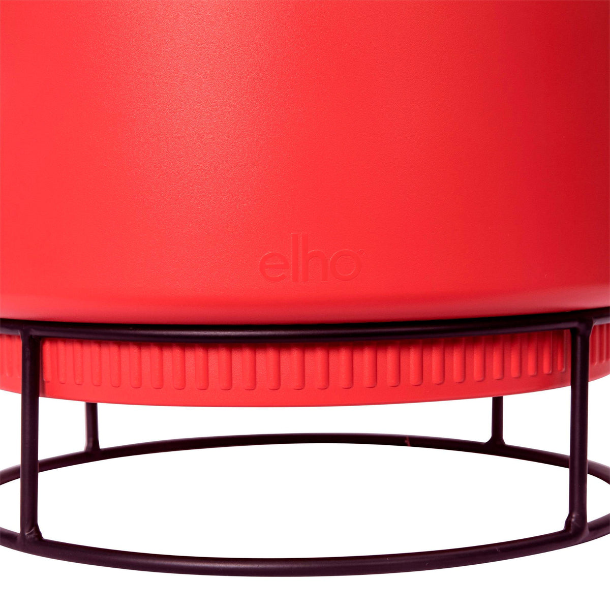 Elho b.for studio bowl with plant stand - Indoor pot Red