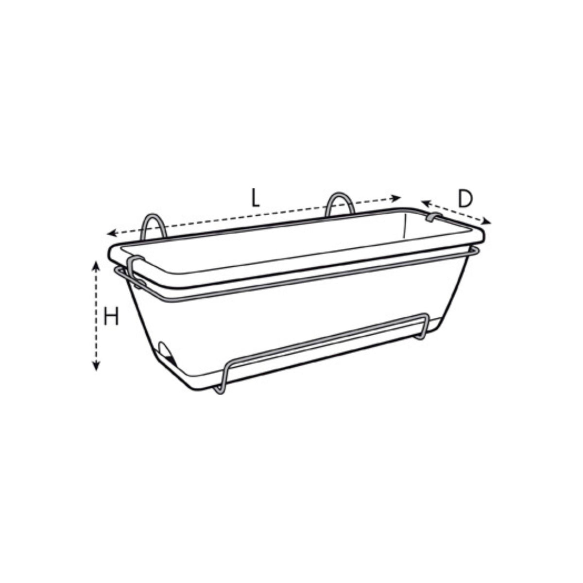 Elho Barcelona All-in-1 - Outdoor pot White