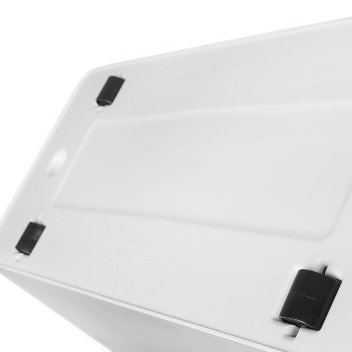 Elho flower pot Loft urban rectangular white including wheels - Outdoor pot