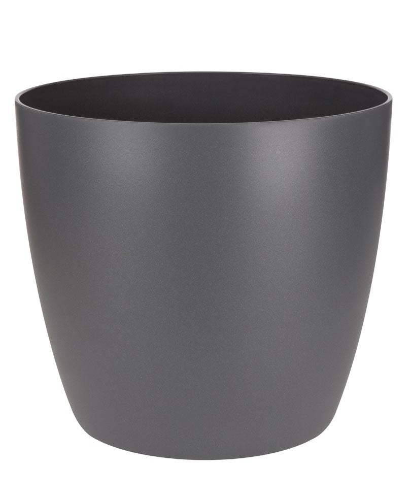 Elho flower pot Brussels round anthracite - Indoor pot