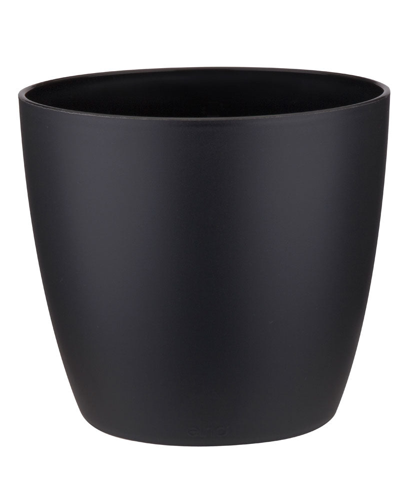 Elho Flower pot Brussels round black - Indoor pot