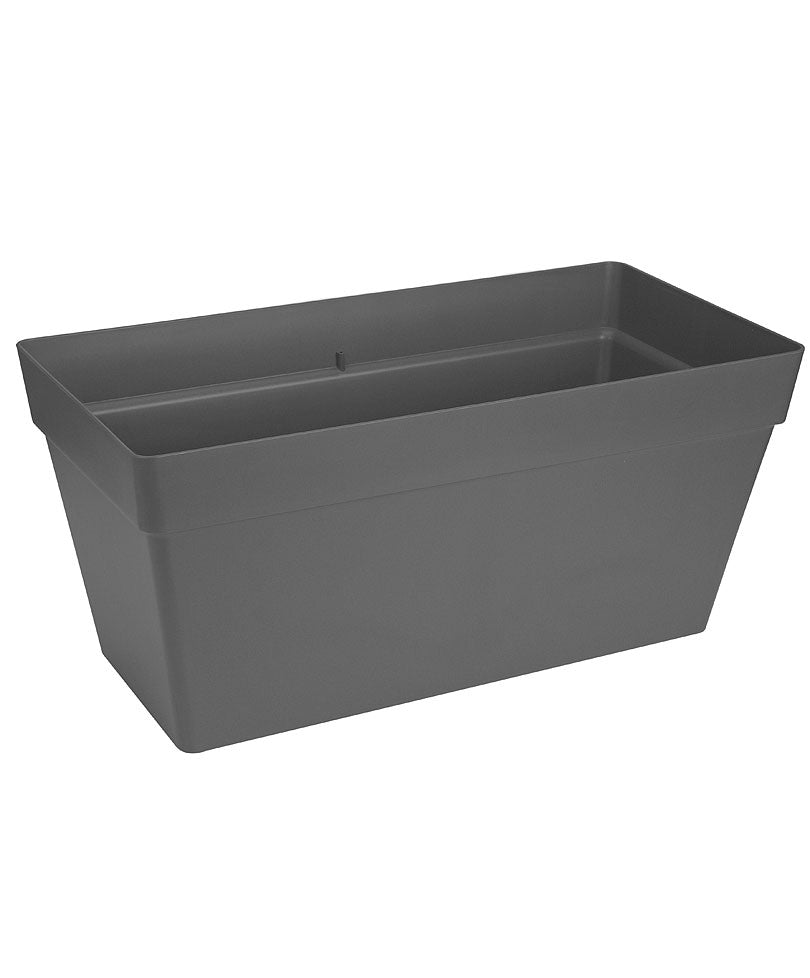 Elho flower pot Loft urban rectangular anthracite including wheels - Outdoor pot