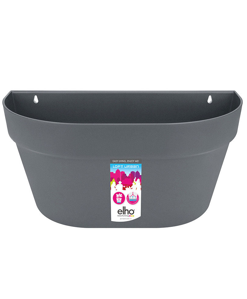 Elho wall container Loft urban anthracite - Outdoor pot