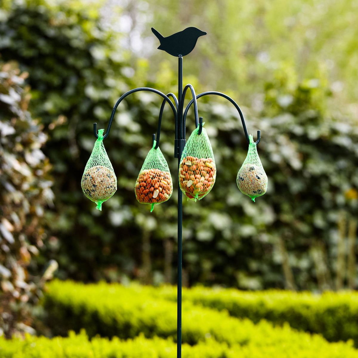 Bird Feeder Stand Grey
