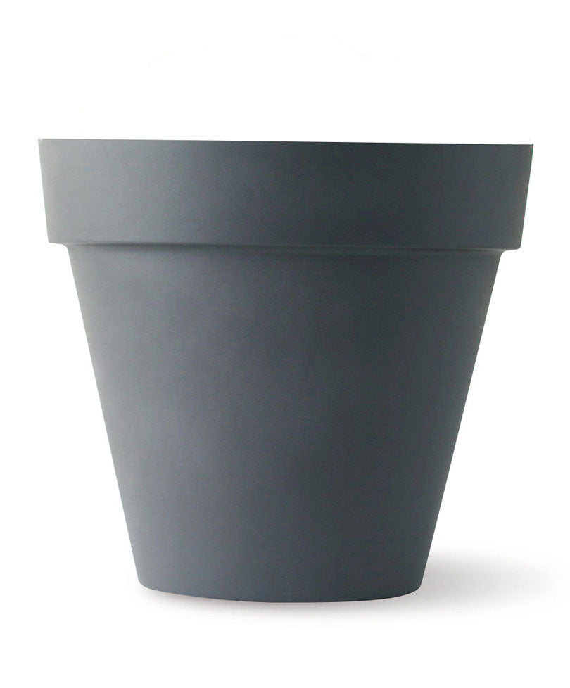 Elho flower pot Pure round anthracite - Indoor and outdoor pot