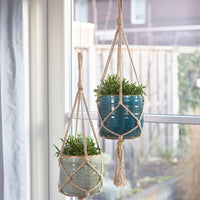 TS Hanging Pot, Turquoise Blue
