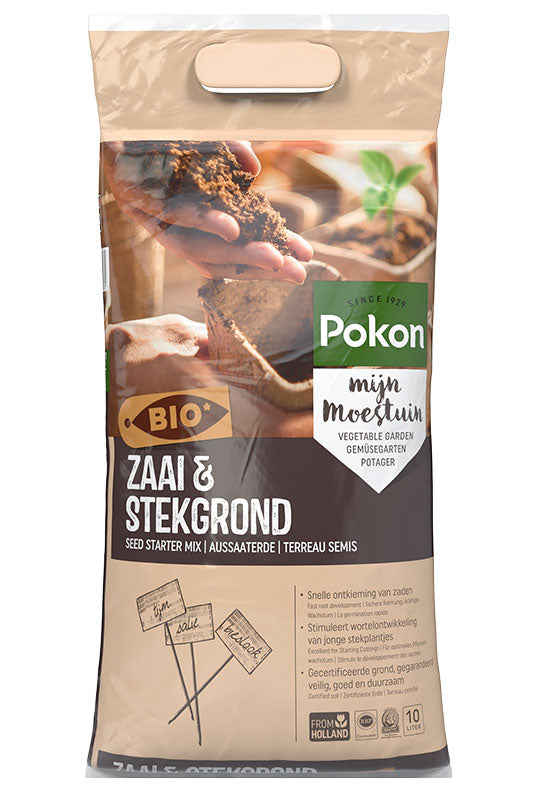 Seed and cutting soil - Organic 10 litres - Pokon