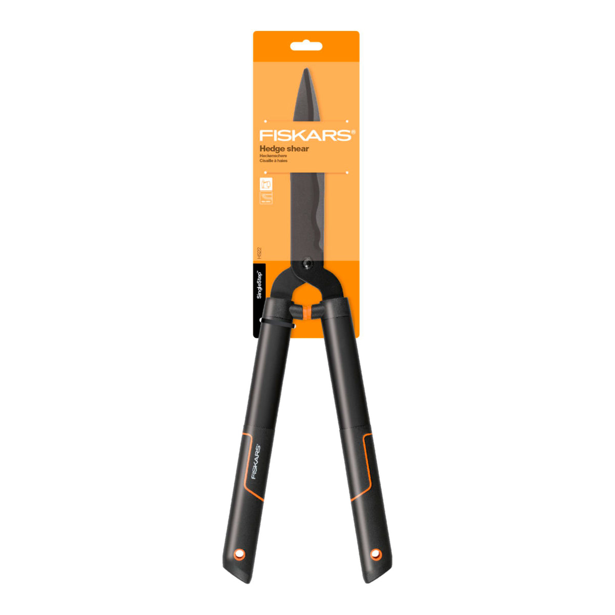 Fiskars Single Step Shears Black