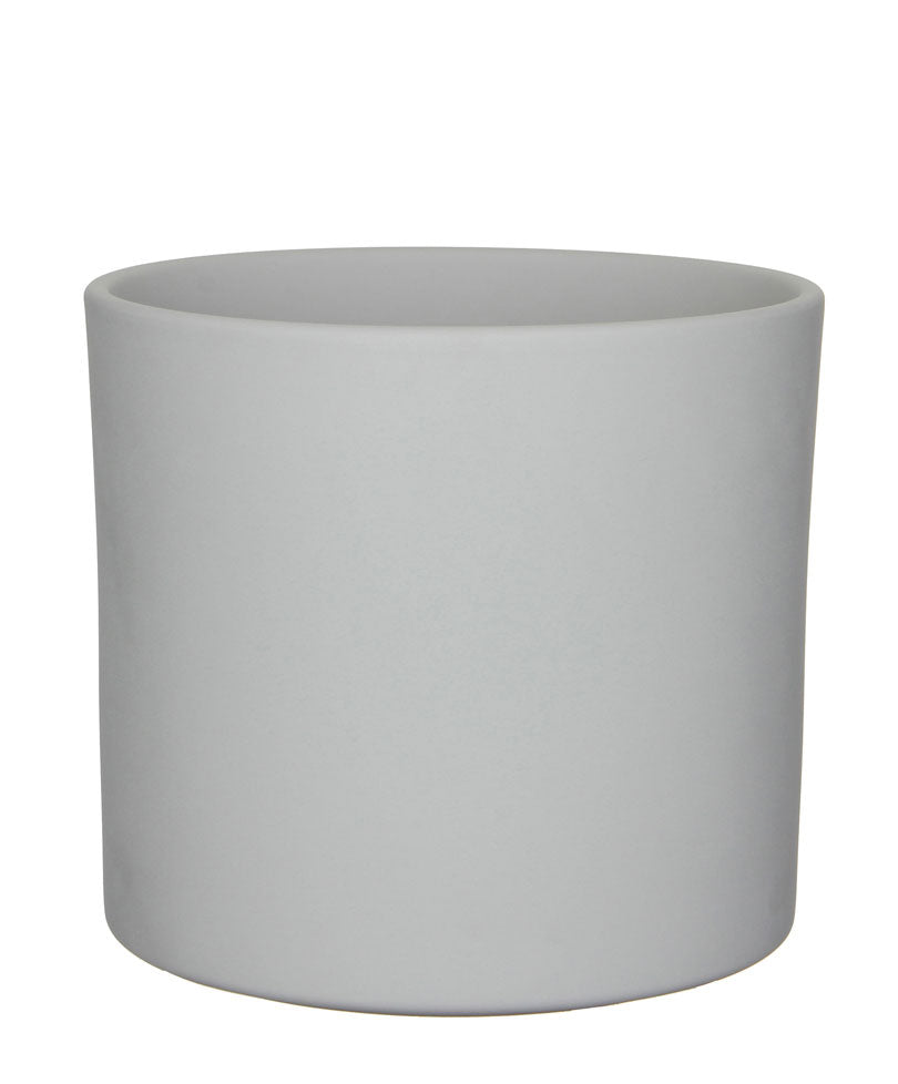 Mica flower pot Era round light grey - Indoor pot