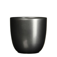 Mica flower pot Tusca round anthracite - Indoor pot