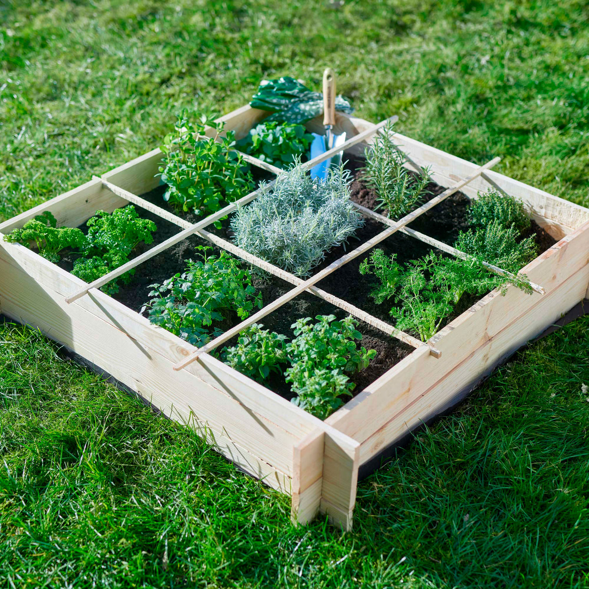 Square metre garden - wood