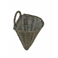 van der Leeden Hanging wall basket - willow Grey