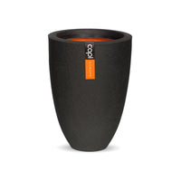 Capi Urban smooth round black - Indoor and outdoor pot