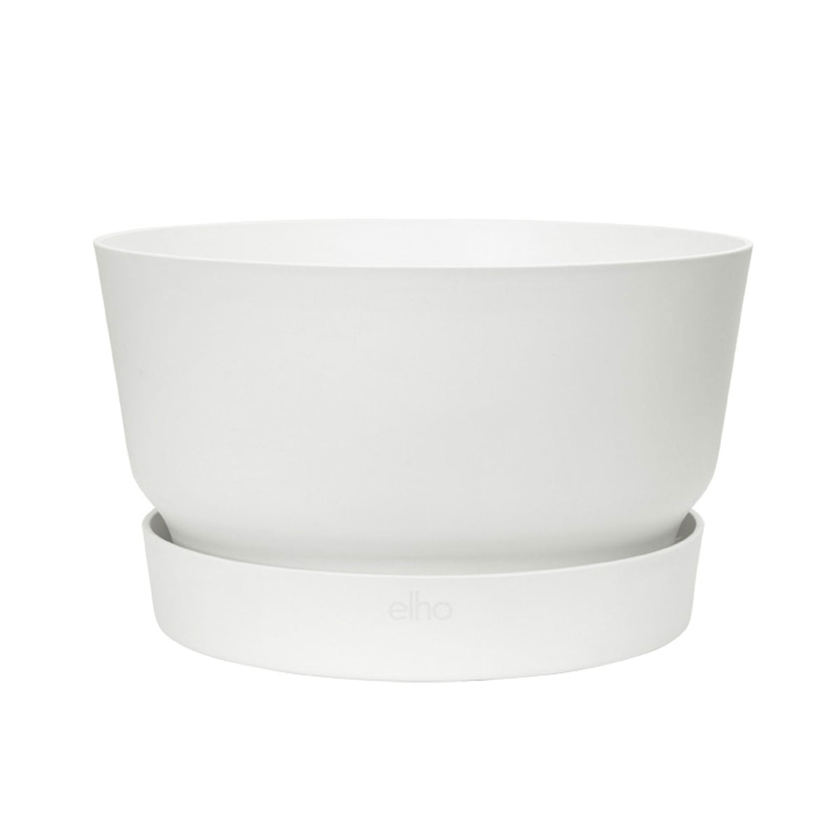 Elho Bowl Greenville round white - Outdoor pot