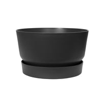 Elho bowl Greenville round black - Outdoor pot