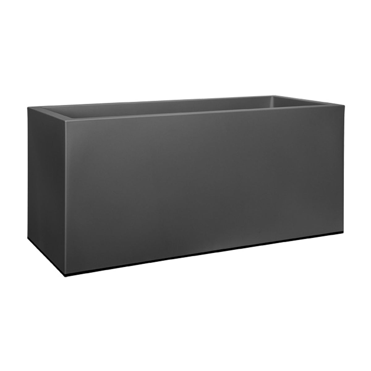 Elho planter Vivo Matt Finish rectangular black including wheels - Indoor and outdoor pot