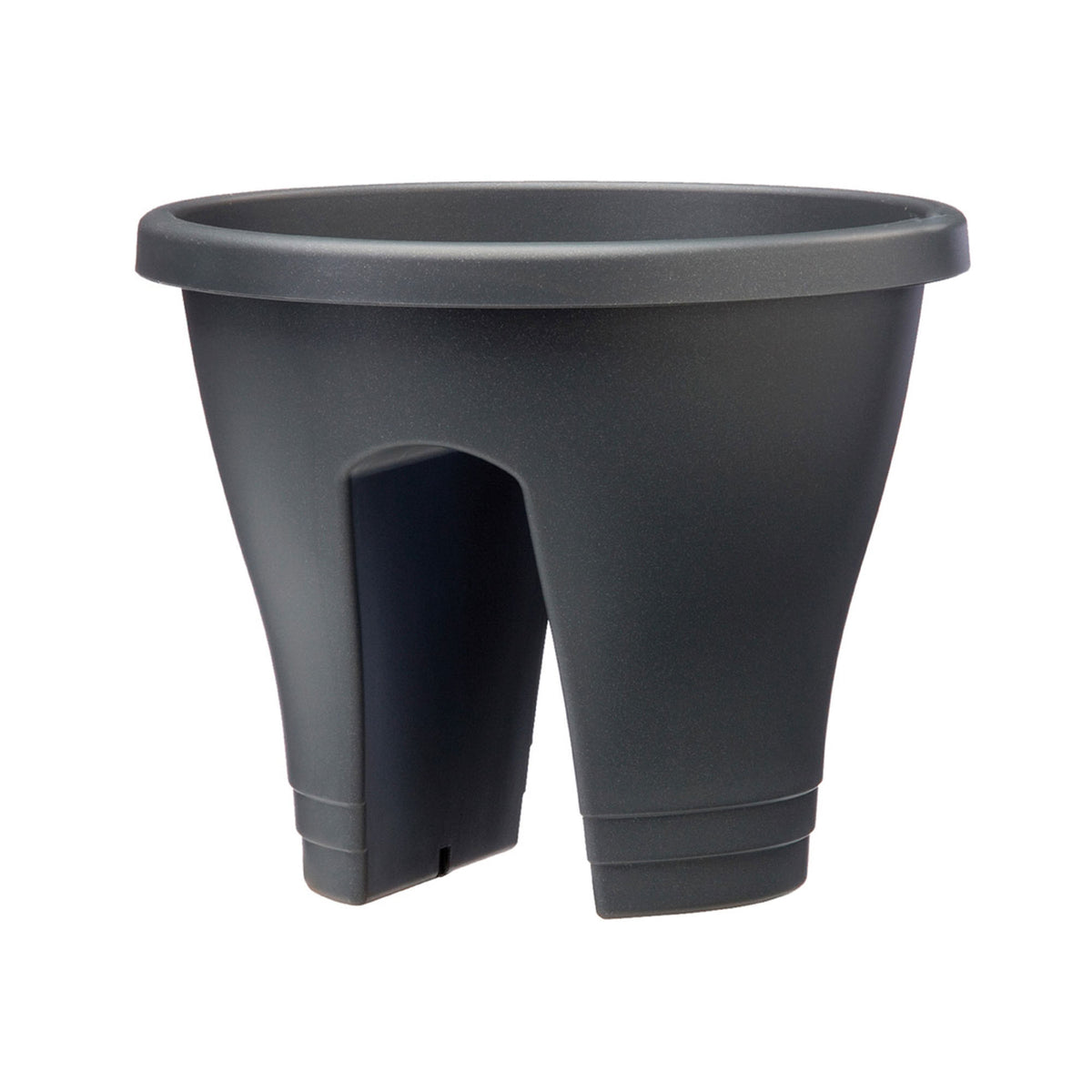 Elho balcony planter Corsica flower bridge round anthracite - Outdoor pot