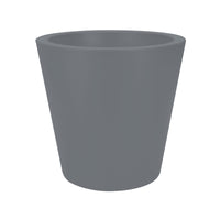 Elho flower pot Pure straight round concrete grey - Indoor and outdoor pot