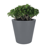 Elho flower pot Pure straight round concrete grey - Indoor and outdoor pot