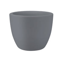 Elho flower pot Pure soft round concrete grey - Indoor and outdoor pot