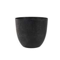Artstone Flower pot Bola round black - Indoor and outdoor pot