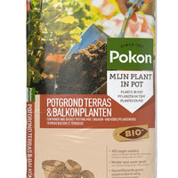 Potting soil for patio and balcony plants - Organic 20 litres - Pokon