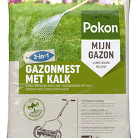 Lawn fertiliser with garden lime - Pokon
