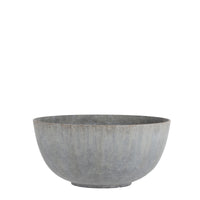 Mica vase Bravo round grey - Indoor and outdoor pot