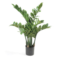 Artificial plant Indoor palm Zamioculcas  incl. decorative black pot